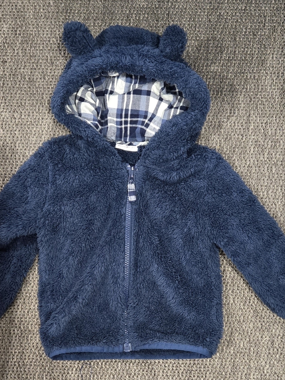 Toddler Plush Hooded Jacket